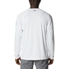 image:imageColumbia Mens PFG Terminal Tackle Long Sleeve ShirtWhiteAtoll Logo