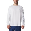 image:imageColumbia Mens PFG Terminal Tackle Long Sleeve ShirtWhiteNightshade Logo