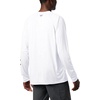 image:imageColumbia Mens PFG Terminal Tackle Long Sleeve ShirtWhiteRed Jasper Logo