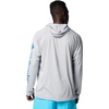 image:imageColumbia Mens Terminal Tackle HoodieCool GreyVivid Blue Logo