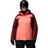 image:imageColumbia Snowy Summit Insulated JacketAlpenglowRich Wine Cross Dye
