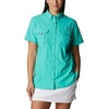 image:imageColumbia Womens Bahama Short Sleeve ShirtElectric Turquoise