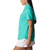 image:imageColumbia Womens Bahama Short Sleeve ShirtElectric Turquoise