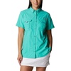 image:imageColumbia Womens Bahama Short Sleeve ShirtElectric Turquoise