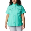 image:imageColumbia Womens Bahama Short Sleeve ShirtElectric Turquoise