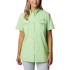 image:imageColumbia Womens Bahama Short Sleeve ShirtLime Glow