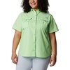 image:imageColumbia Womens Bahama Short Sleeve ShirtLime Glow