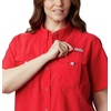 image:imageColumbia Womens Bahama Short Sleeve ShirtRed Lily