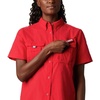 image:imageColumbia Womens Bahama Short Sleeve ShirtRed Lily
