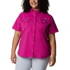 image:imageColumbia Womens Bahama Short Sleeve ShirtWild Fuchsia