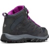 image:imageColumbia Womens Crestwood Mid Waterproof Hiking BootsGraphiteBright Plum