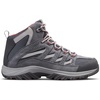 image:imageColumbia Womens Crestwood Mid Waterproof Hiking BootsGraphiteDaredevil