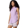 image:imageColumbia Womens PFG Tamiami Sleeveless ShirtHydrangea