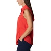 image:imageColumbia Womens PFG Tamiami Sleeveless ShirtRed Hibiscus