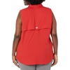 image:imageColumbia Womens PFG Tamiami Sleeveless ShirtRed Hibiscus