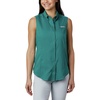 image:imageColumbia Womens PFG Tamiami Sleeveless ShirtWaterfall