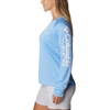 image:imageColumbia Womens Tidal Tee II Long Sleeve HoodieAgateSatin Pink Logo