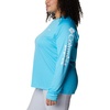image:imageColumbia Womens Tidal Tee II Long Sleeve HoodieAtollWhite Logo