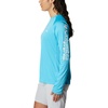 image:imageColumbia Womens Tidal Tee II Long Sleeve HoodieAtollWhite Logo
