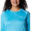 image:imageColumbia Womens Tidal Tee II Long Sleeve HoodieAtollWhite Logo
