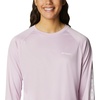 image:imageColumbia Womens Tidal Tee II Long Sleeve HoodieAuraWhite Logo