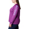 image:imageColumbia Womens Tidal Tee II Long Sleeve HoodieBerry JamFairytale Logo