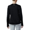 image:imageColumbia Womens Tidal Tee II Long Sleeve HoodieBlack  Cirrus Grey Logo