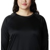 image:imageColumbia Womens Tidal Tee II Long Sleeve HoodieBlackCirrus Grey Logo
