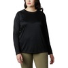 image:imageColumbia Womens Tidal Tee II Long Sleeve HoodieBlackCirrus Grey Logo