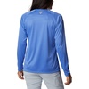 image:imageColumbia Womens Tidal Tee II Long Sleeve HoodieBlue Macaw HeatherAtoll Logo