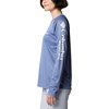 image:imageColumbia Womens Tidal Tee II Long Sleeve HoodieBluebell HeatherWhite Logo