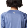 image:imageColumbia Womens Tidal Tee II Long Sleeve HoodieBluebell HeatherWhite Logo