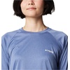 image:imageColumbia Womens Tidal Tee II Long Sleeve HoodieBluebell HeatherWhite Logo