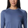 image:imageColumbia Womens Tidal Tee II Long Sleeve HoodieBluestoneRed Spark Logo