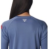 image:imageColumbia Womens Tidal Tee II Long Sleeve HoodieBluestoneRed Spark Logo