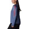 image:imageColumbia Womens Tidal Tee II Long Sleeve HoodieBluestoneRed Spark Logo