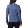 image:imageColumbia Womens Tidal Tee II Long Sleeve HoodieBluestoneRed Spark Logo