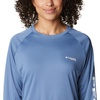 image:imageColumbia Womens Tidal Tee II Long Sleeve HoodieBluestoneWhite Logo