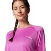 image:imageColumbia Womens Tidal Tee II Long Sleeve HoodieBright LavenderWhite Logo