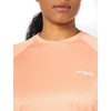 image:imageColumbia Womens Tidal Tee II Long Sleeve HoodieBright Nectar HeatherWhite Logo