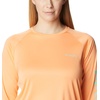 image:imageColumbia Womens Tidal Tee II Long Sleeve HoodieBright NectarMint Cay Logo