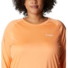 image:imageColumbia Womens Tidal Tee II Long Sleeve HoodieBright NectarWhite Logo