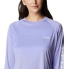 image:imageColumbia Womens Tidal Tee II Long Sleeve HoodieBright NectarWhite Logo