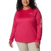 image:imageColumbia Womens Tidal Tee II Long Sleeve HoodieCactus Pink Key West Logo