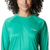 image:imageColumbia Womens Tidal Tee II Long Sleeve HoodieCircuit HeatherWhite Logo