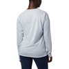 image:imageColumbia Womens Tidal Tee II Long Sleeve HoodieCirrus Grey HeatherStormy Blue Logo