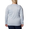 image:imageColumbia Womens Tidal Tee II Long Sleeve HoodieCirrus Grey HeatherWhite Logo
