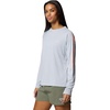 image:imageColumbia Womens Tidal Tee II Long Sleeve HoodieCirrus GreyTiki Pink Logo