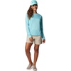 image:imageColumbia Womens Tidal Tee II Long Sleeve HoodieClear BlueWhite Logo