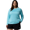image:imageColumbia Womens Tidal Tee II Long Sleeve HoodieCocoa ButterSalmon Logo